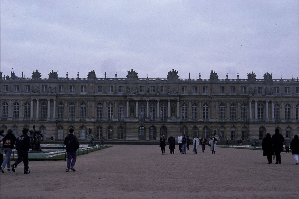 Rear view of Versailles