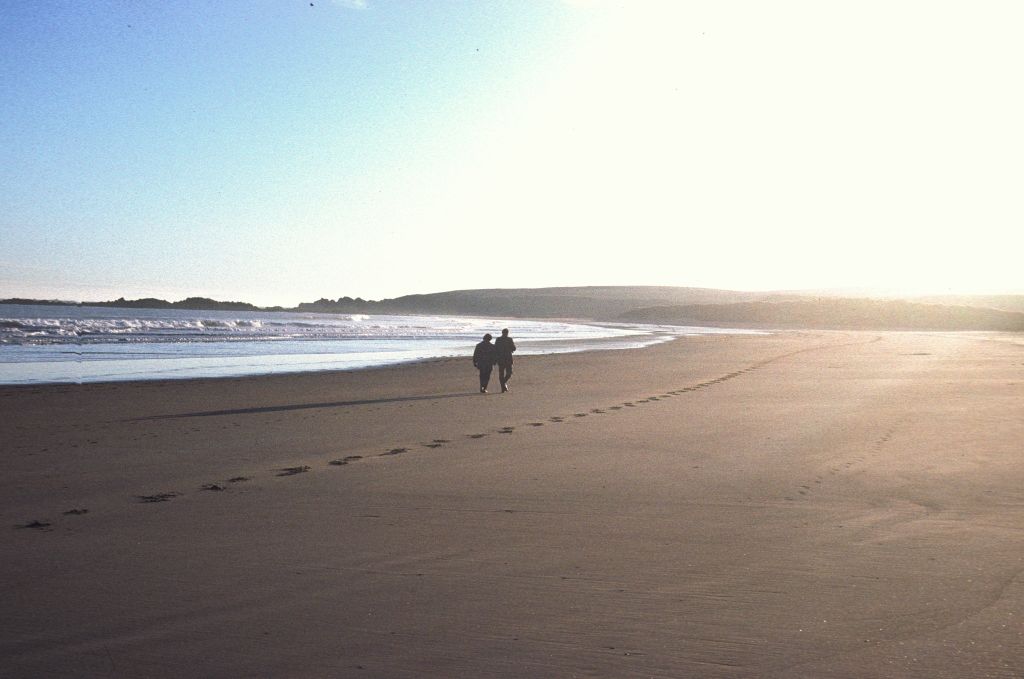 Parents at Cruden Bay