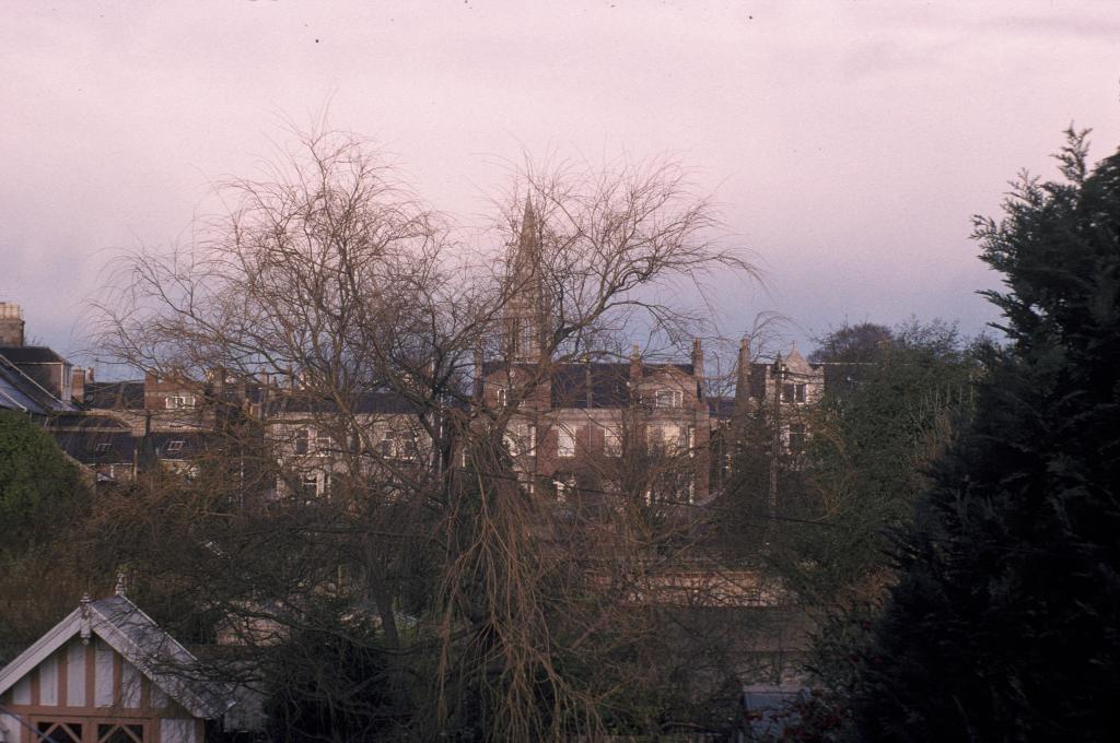View from bedroom window in Aberdeen