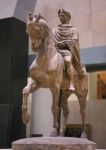 Statue of a roman on a horse
