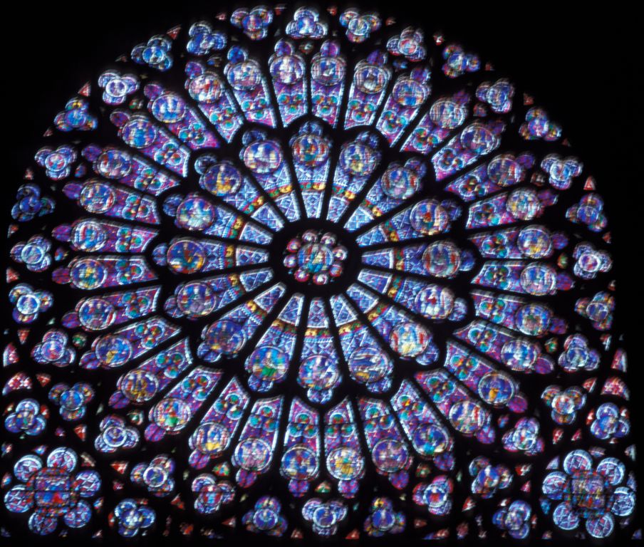 Notre Damme: Stained glass