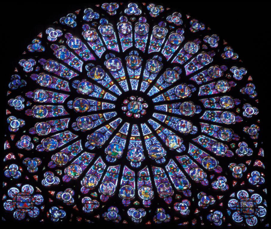 Notre Damme: Stained glass