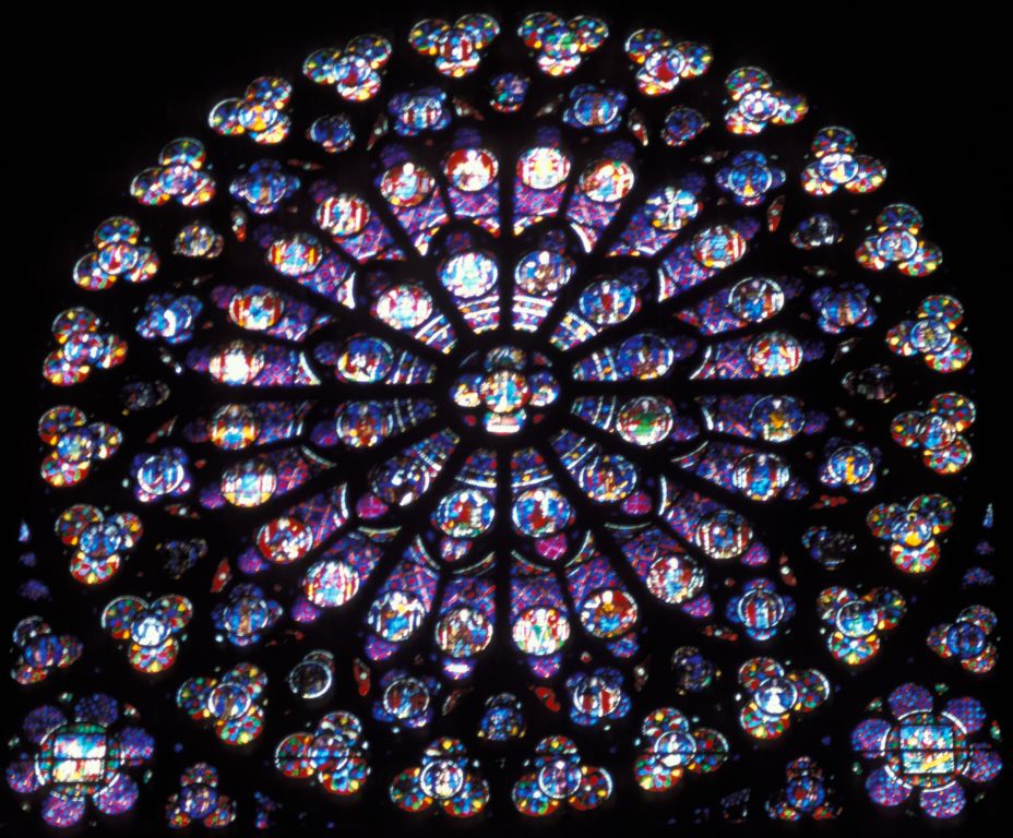 Notre Damme: Stained glass
