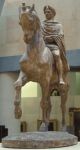 Statue of a roman on a horse