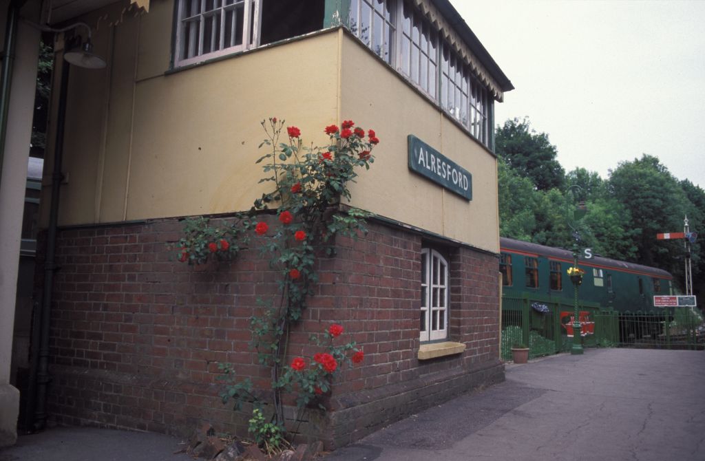 Watercress line Alresford signalbox