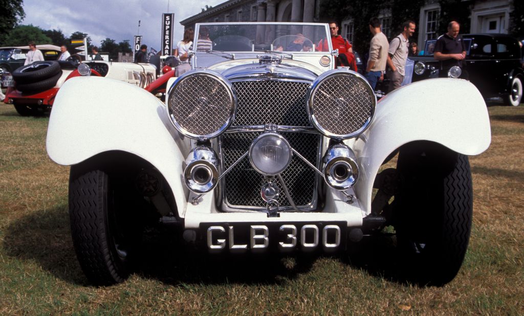 White Jaguar SS100