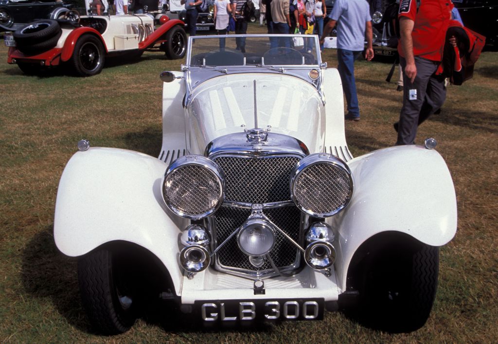 White Jaguar SS100