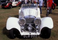 White Jaguar SS100