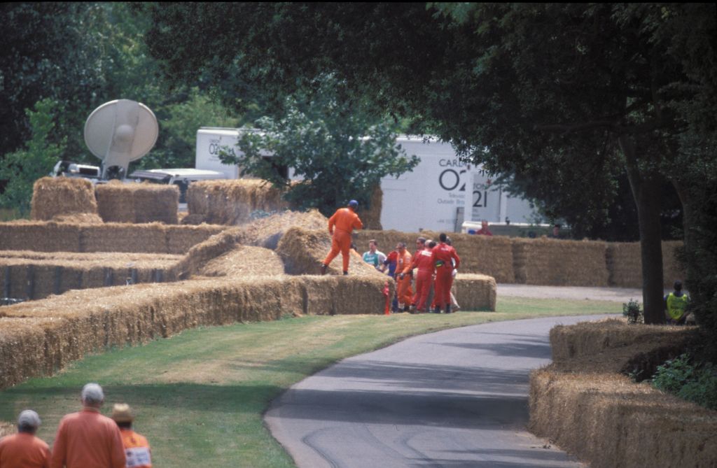 Lamborghini Under Hay