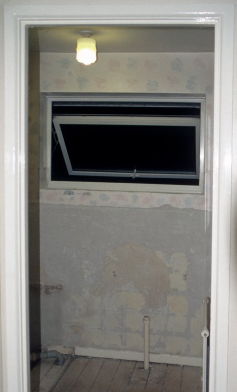 Old bathroom stripped