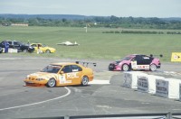 Thruxton, BTCC Rob Collard (Team RAC) and Dave Pinkney (Motorbase Performance)