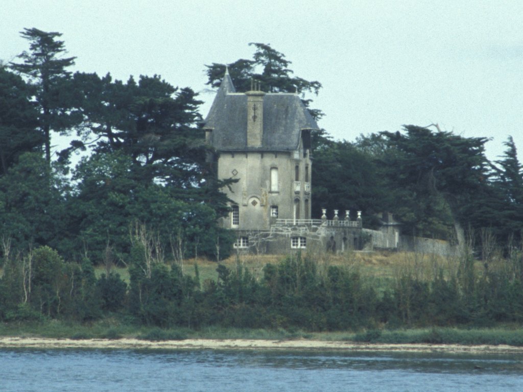 Strange house on island