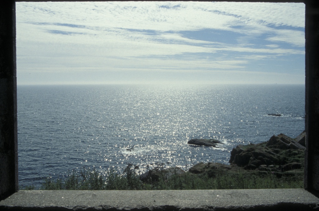 View from window Slains Castle