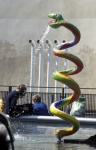 Helical Snake Fountain