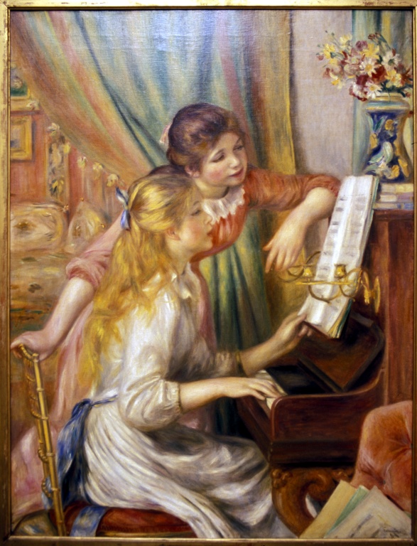 Two Girls At The Piano Musee DOrcy